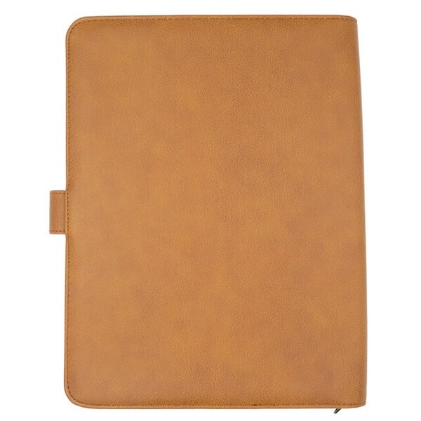 University Seal Leather Kapston Zip Padfolio